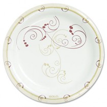 Symphony Paper Dinnerware, Mediumweight Plate, 8 1/2", Tan