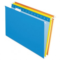 Hanging File Folders, 1/5 Tab, Legal, Assorted Colors