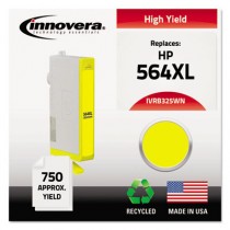 Compatible Reman High-Yield CB325WN (564XL) Ink, 750 Page-Yield, Yellow