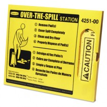 Over-the-Spill Station Kit, Pad Dispenser, 25 Large Pads and Fasteners