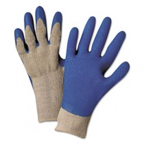 Latex Coated Gloves 6030, Gray/Blue, Medium
