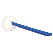 Duralon Toilet Bowl Mop, 12" Handle, 4 1/2" Mop Head, Blue, Polypropylene