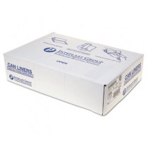 Low-Density Can Liner, 38 x 58, 60-Gallon, 1.15 Mil, Clear, 20/Roll
