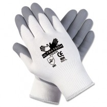 Ultra Tech Foam Seamless Nylon Knit Gloves, Extra Large, White/Gray