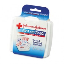 Mini First Aid To Go Kit, 12 Pieces, Plastic Case