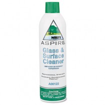Aspire Glass & Surface Cleaner, Lemon Scent, 16 oz. Aerosol Can