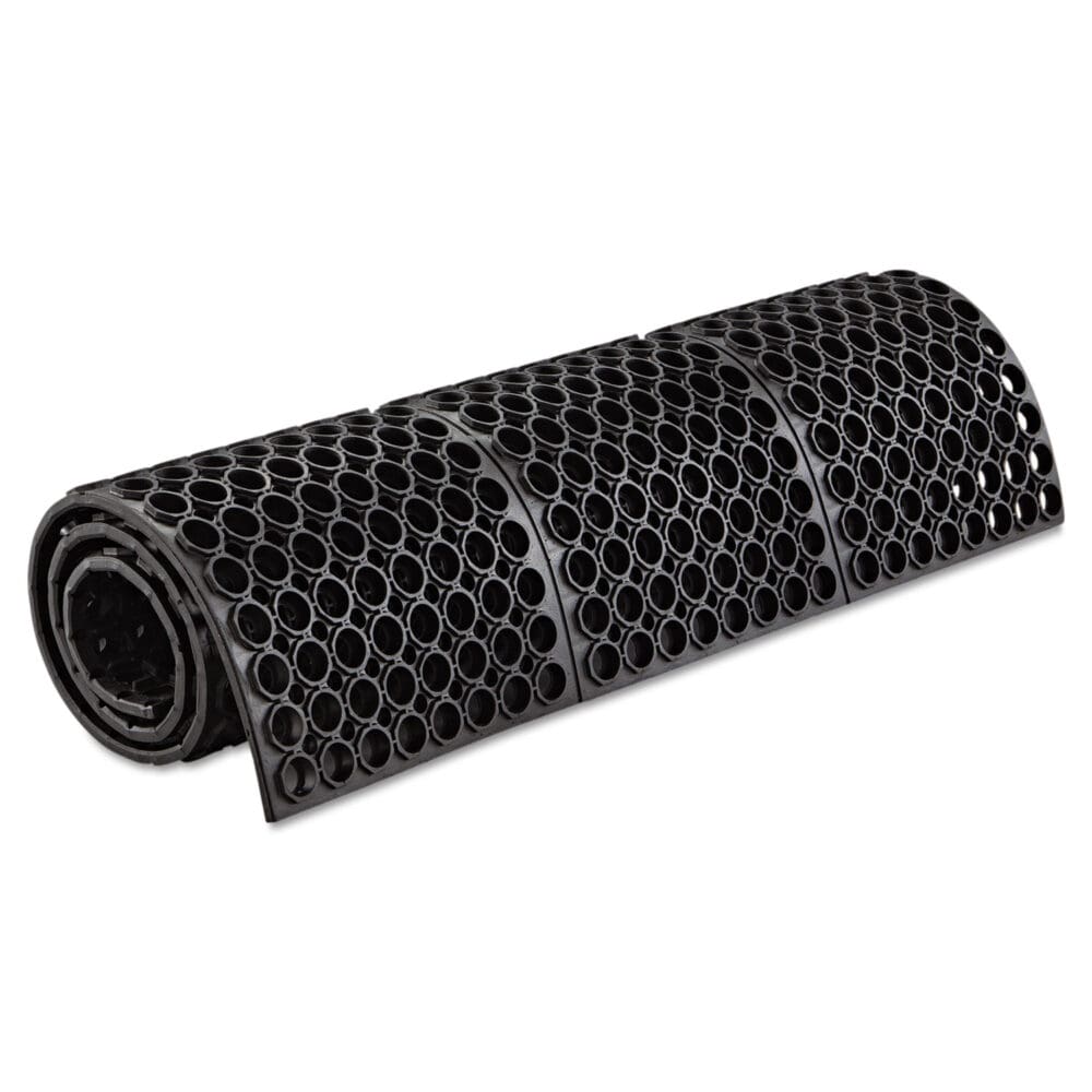 Safewalk Heavy-Duty Anti-Fatigue Drainage Mat, General Purpose, 36 x 60, Black - Image 3