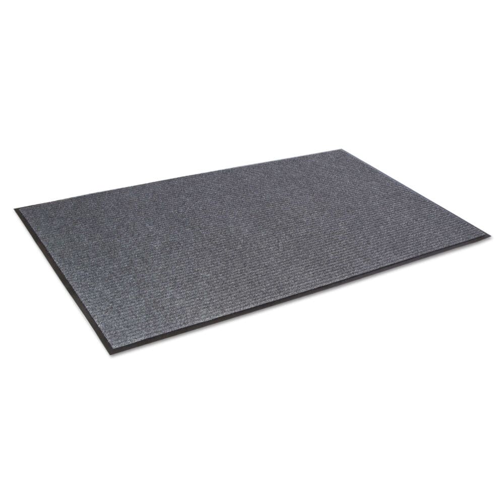 Needle Rib Wipe and Scrape Mat, Polypropylene, 36 x 60, Gray - Image 4