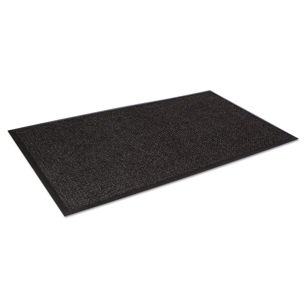 Super-Soaker Wiper Mat with Gripper Bottom, Polypropylene, 36 x 120, Charcoal - Image 2