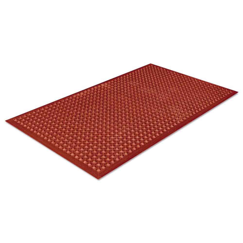 Safewalk-Light Heavy-Duty Anti-Fatigue Mat, Rubber, 36 x 60, Terra Cotta - Image 2