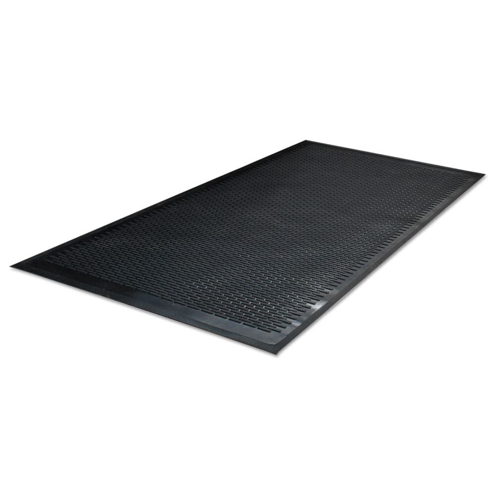 Clean Step Outdoor Rubber Scraper Mat, Polypropylene, 36 x 60, Black - Image 4