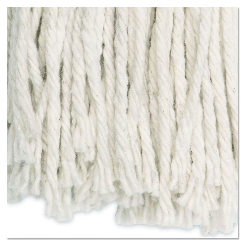 Cut-End Wet Mop Head, Cotton, No. 20, White - Image 6