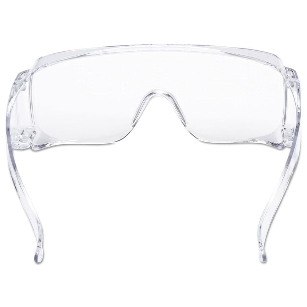 Tour Guard V Safety Glasses, One Size Fits Most, Clear Frame/Lens, 20/Box - Image 2