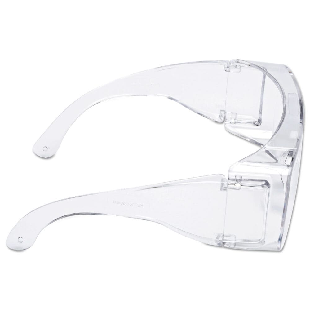 Tour Guard V Safety Glasses, One Size Fits Most, Clear Frame/Lens, 20/Box - Image 3