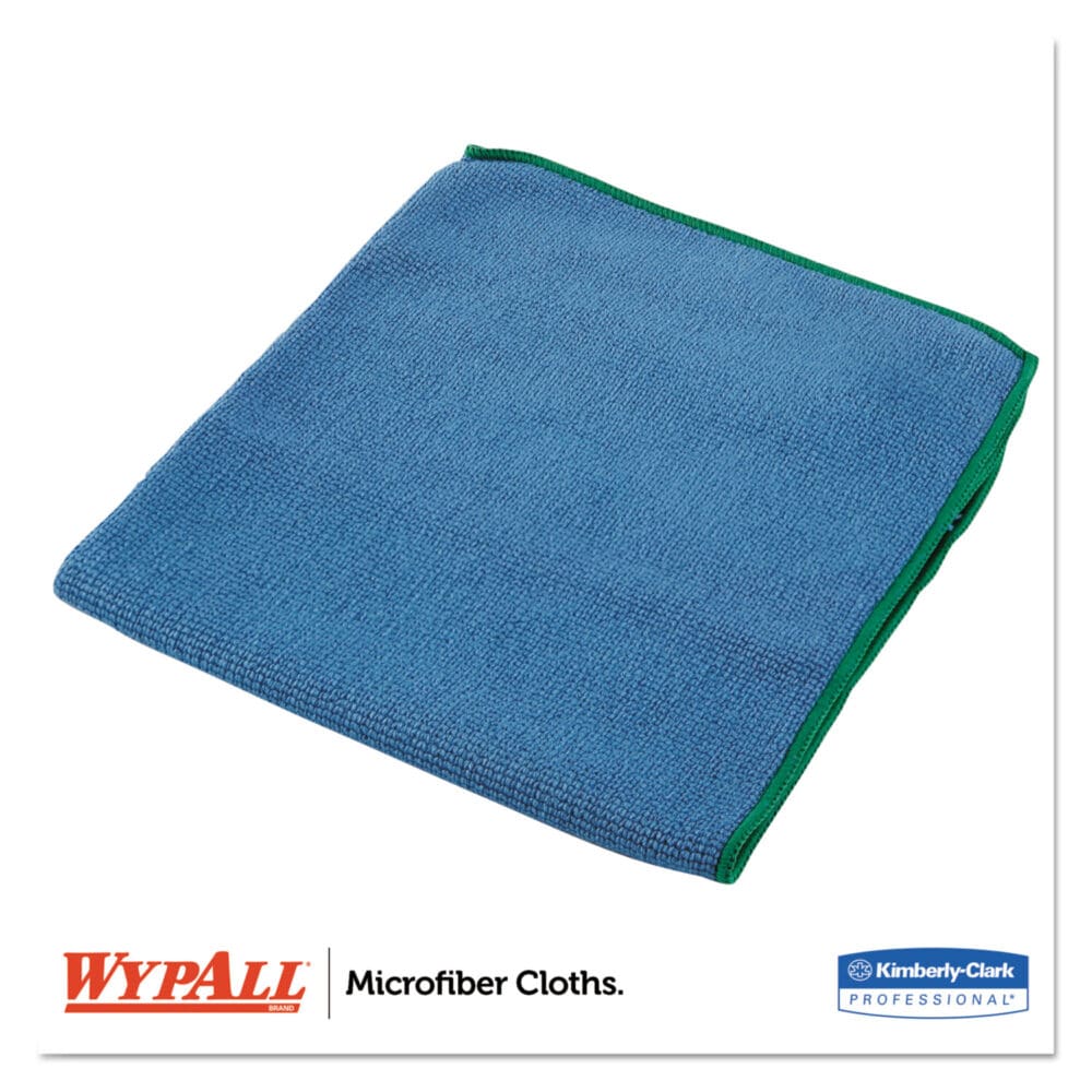 Microfiber Cloths, Reusable, 15.75 x 15.75, Blue, 6/Pack - Image 6