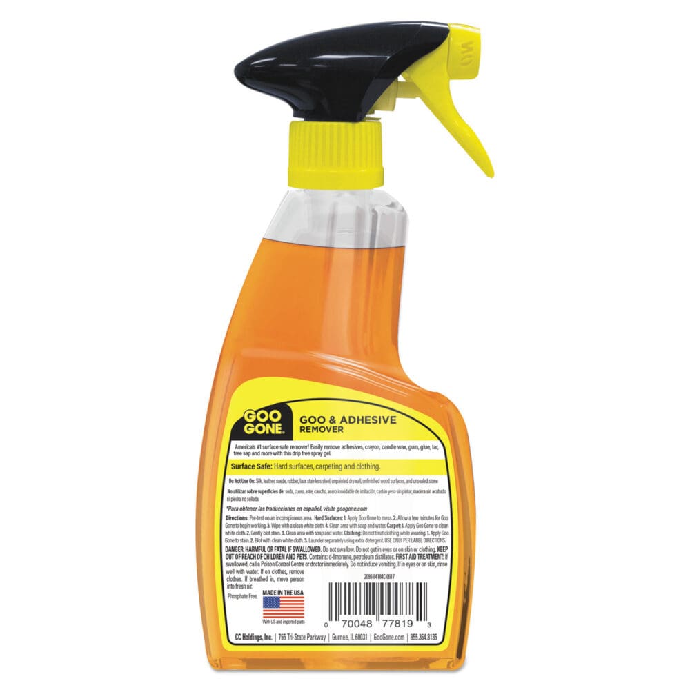 Spray Gel Cleaner, Citrus Scent, 12 oz Spray Bottle, 6/Carton - Image 6