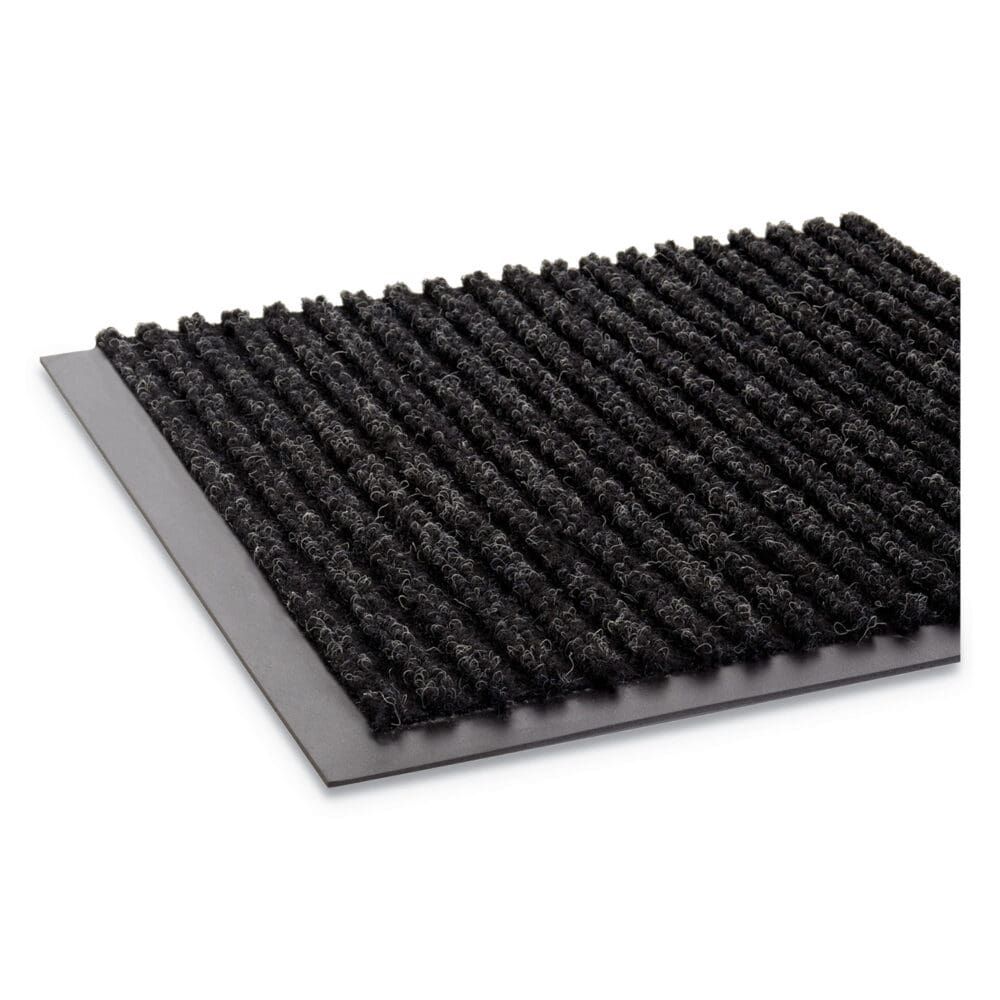 Needle-Rib Wiper/Scraper Mat, Polypropylene, 36 x 48, Charcoal - Image 3