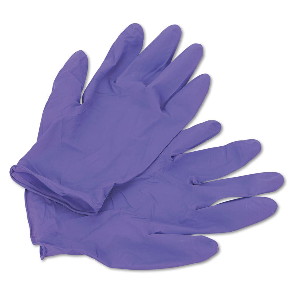 PURPLE NITRILE Exam Gloves, 242 mm Length, Large, Purple, 1,000/Carton - Image 3