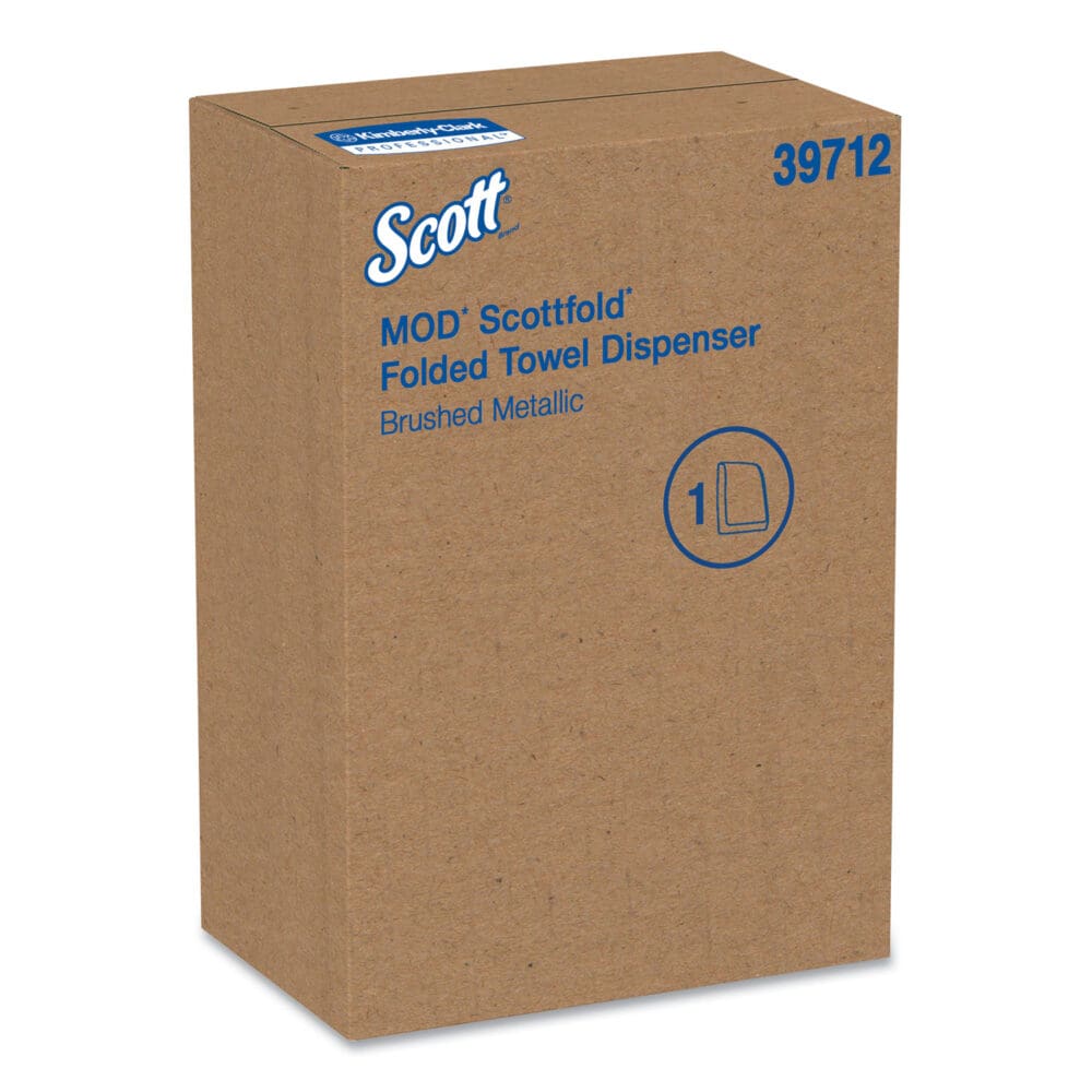 Mod* Scottfold* Towel Dispenser, 10.6 x 5.48 x 18.79, Brushed Metallic - Image 2