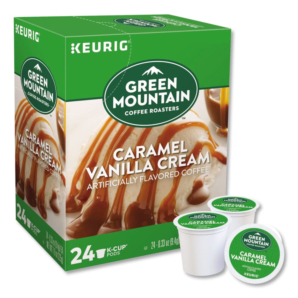 Caramel Vanilla Cream Coffee K-Cups, 96/Carton - Image 2