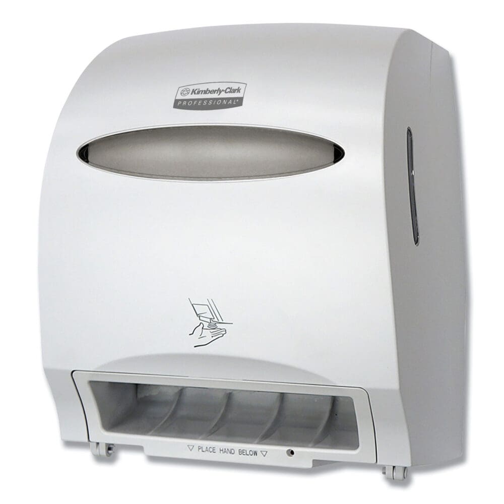 Electronic Towel Dispenser, 12.7 x 9.57 x 15.76, White - Image 2