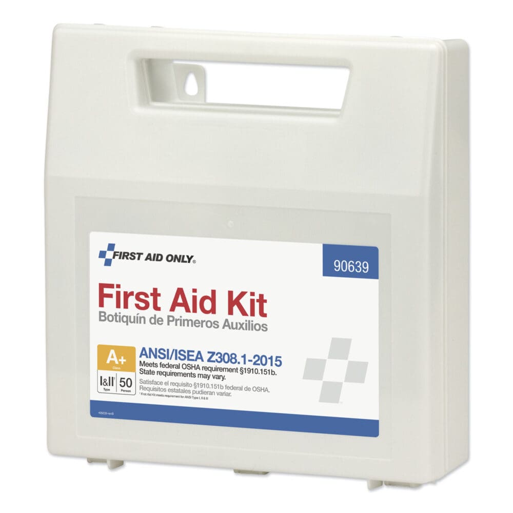 ANSI Class A+ First Aid Kit for 50 People, 183 Pieces, Plastic Case - Image 3