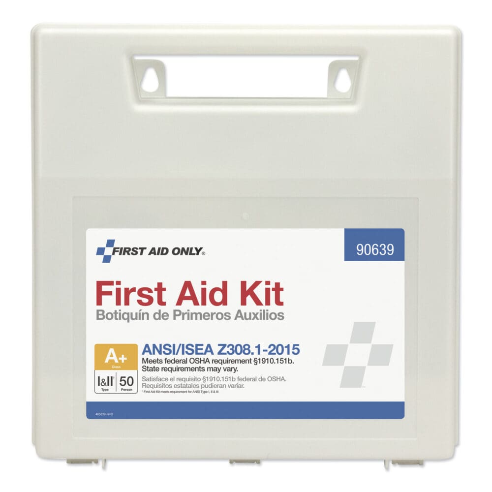 ANSI Class A+ First Aid Kit for 50 People, 183 Pieces, Plastic Case - Image 4