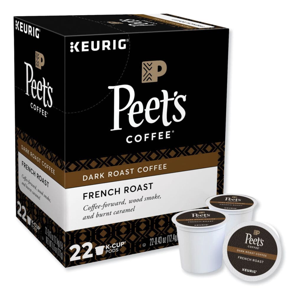 French Roast Coffee K-Cups, 22/Box - Image 2