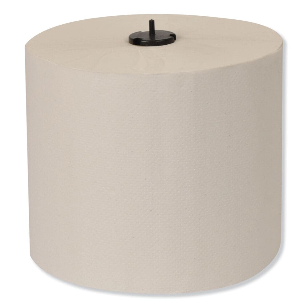 Basic Paper Wiper Roll Towel, 1-Ply, 7.68" x 1,150 ft, White, 4 Rolls/Carton - Image 4