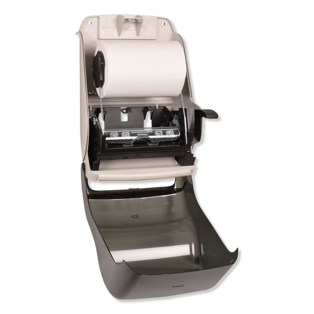 Hand Towel Roll Dispenser, 12.94 x 9.25 x 15.5, Smoke - Image 5