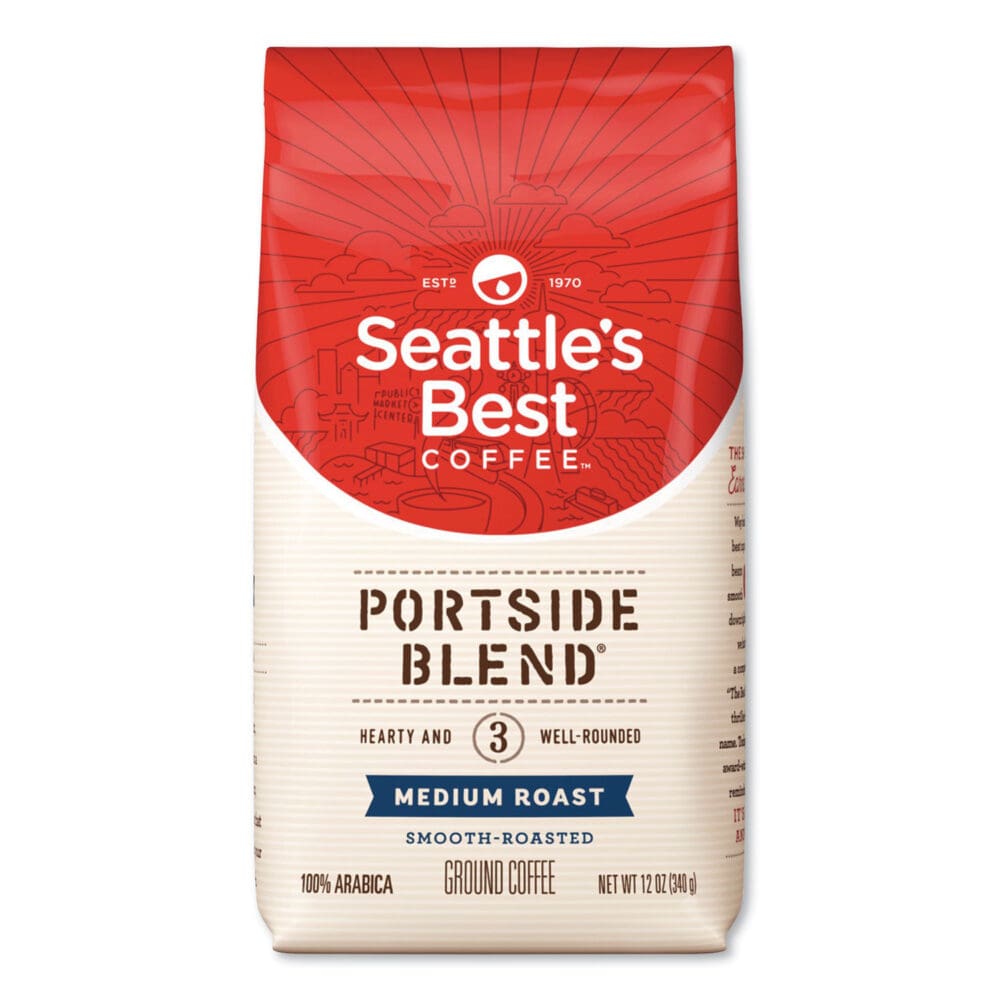 Port Side Blend Ground Coffee, Medium Roast, 12 oz Bag - Image 2