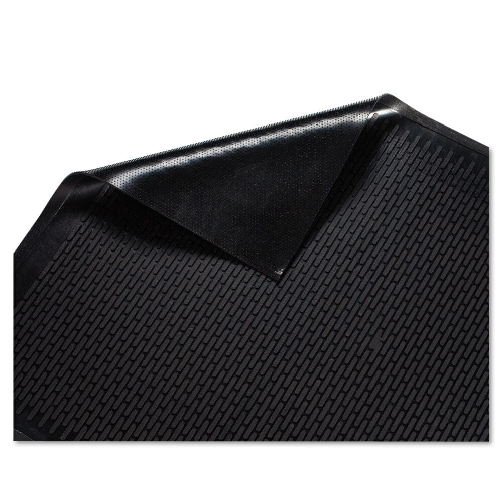 Clean Step Outdoor Rubber Scraper Mat, Polypropylene, 36 x 60, Black - Image 5