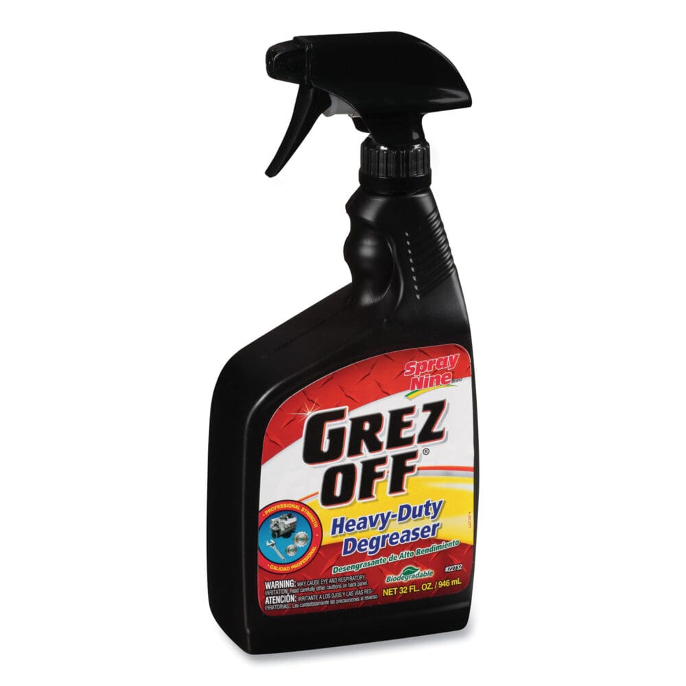 Grez-off Heavy-Duty Degreaser, 32 oz Spray Bottle, 12/Carton - Image 2