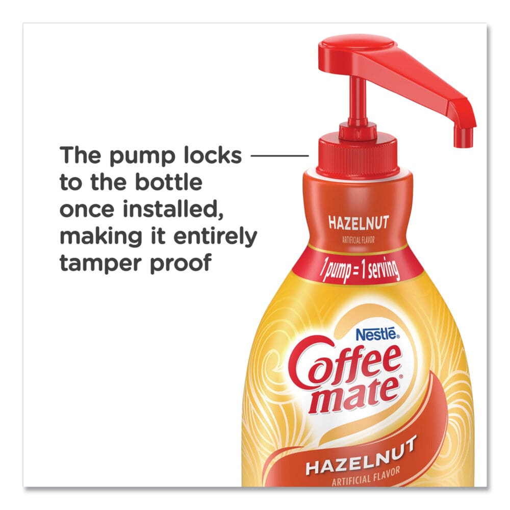 Liquid Coffee Creamer, Hazelnut, 1500mL Pump Bottle - Image 6