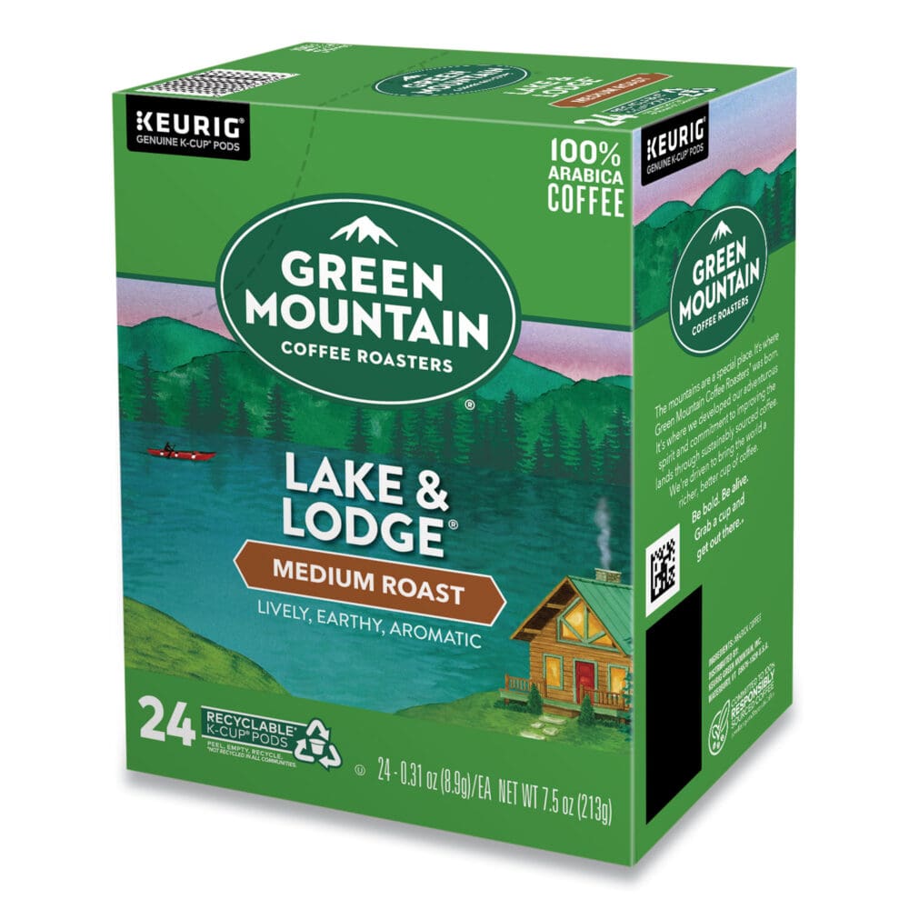 Lake and Lodge Coffee K-Cups, Medium Roast, 96/Carton - Image 3