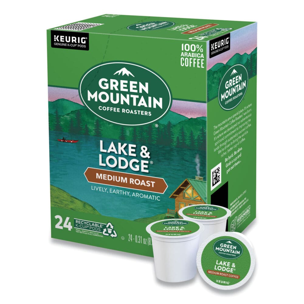 Lake and Lodge Coffee K-Cups, Medium Roast, 96/Carton - Image 2