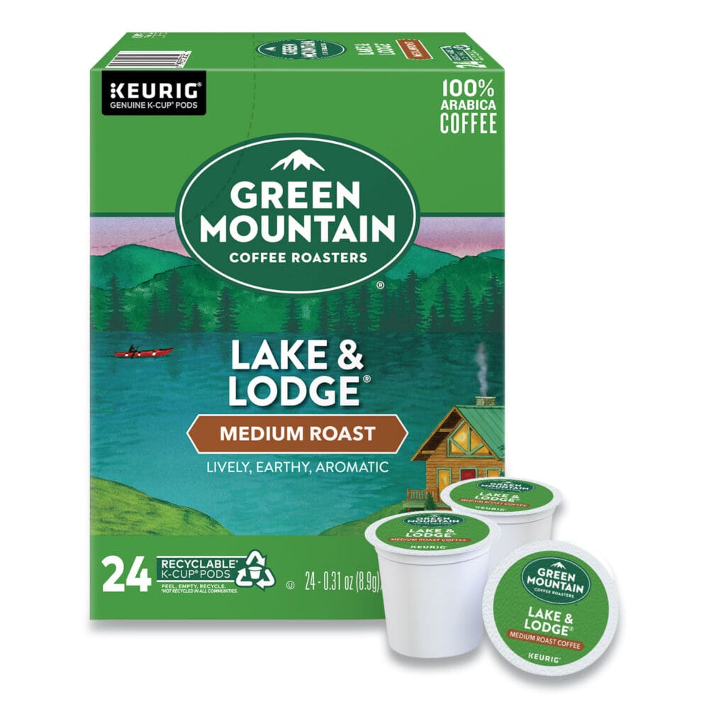 Lake and Lodge Coffee K-Cups, Medium Roast, 96/Carton - Image 4