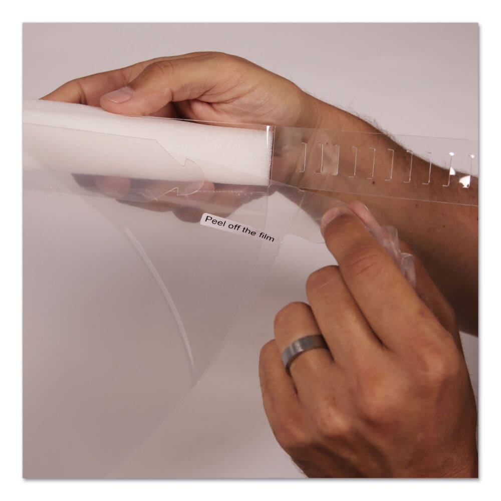 Disposable Face Shield, 13 x 10, Clear, 100/Carton - Image 7