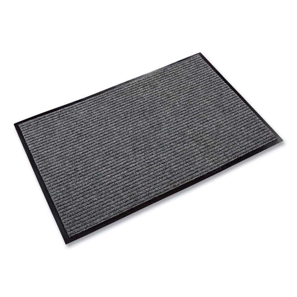 Needle Rib Wipe and Scrape Mat, Polypropylene, 48 x 72, Gray - Image 3