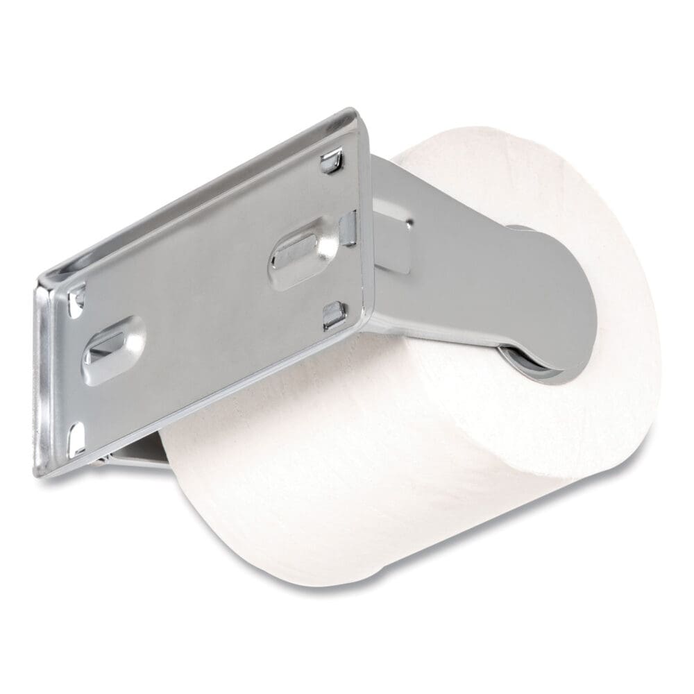 Locking Toilet Tissue Dispenser, 6 x 4.5 x 2.75, Chrome - Image 2