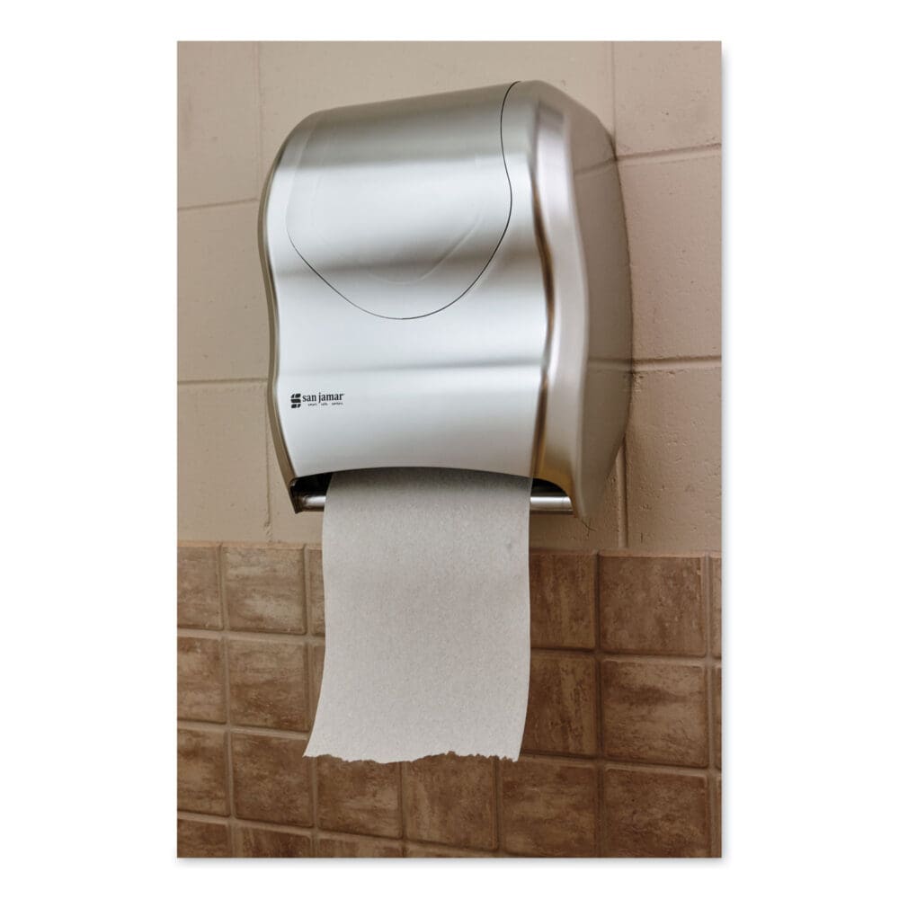 Tear-N-Dry Touchless Roll Towel Dispenser, 16.75 x 10 x 12.5, Silver - Image 4