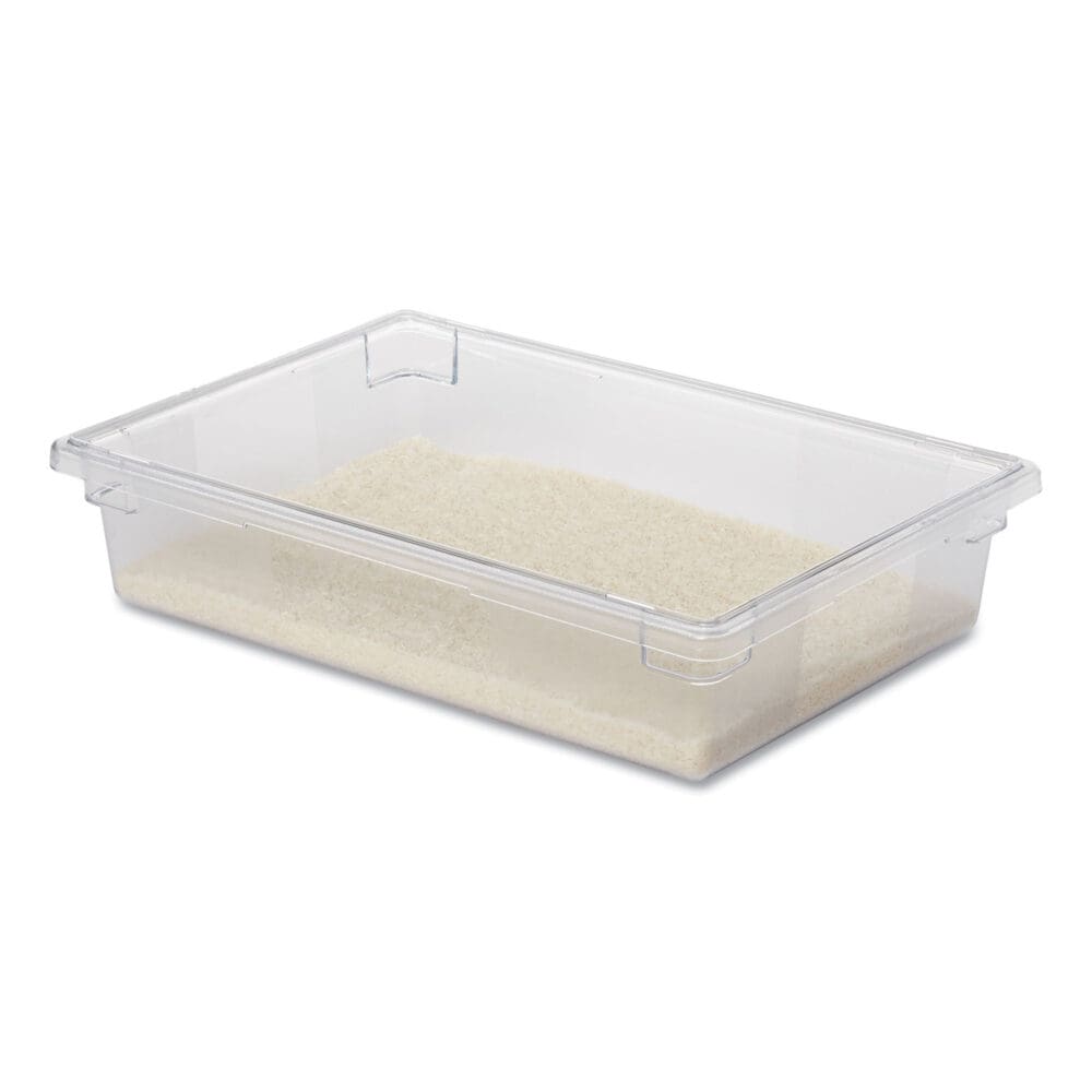 Food/Tote Boxes, 8.5 gal, 26 x 18 x 6, Clear, Plastic - Image 3