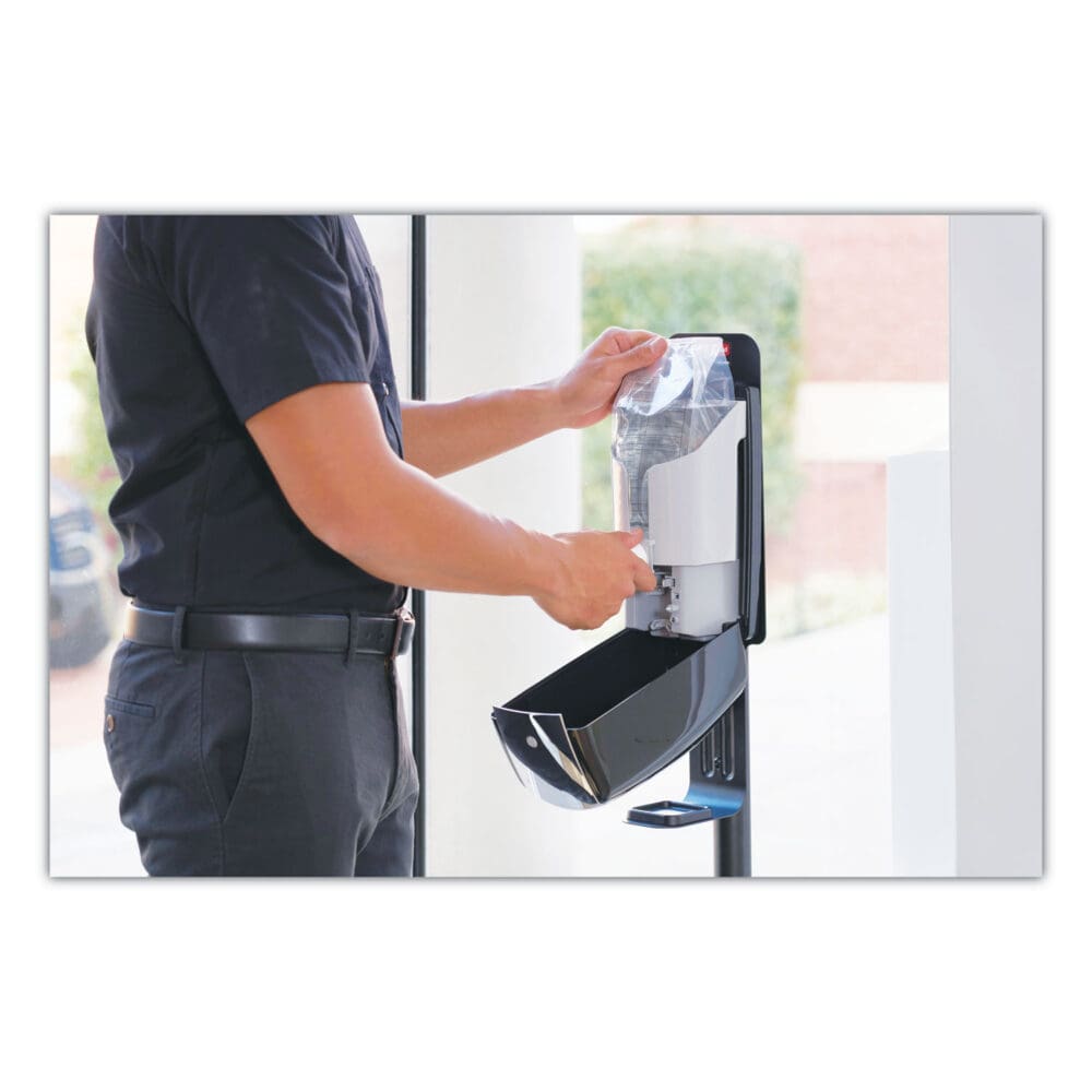 AutoFoam Touch-Free Dispenser, 1,100 mL, 5.2 x 5.25 x 10.9, Black/Chrome - Image 5