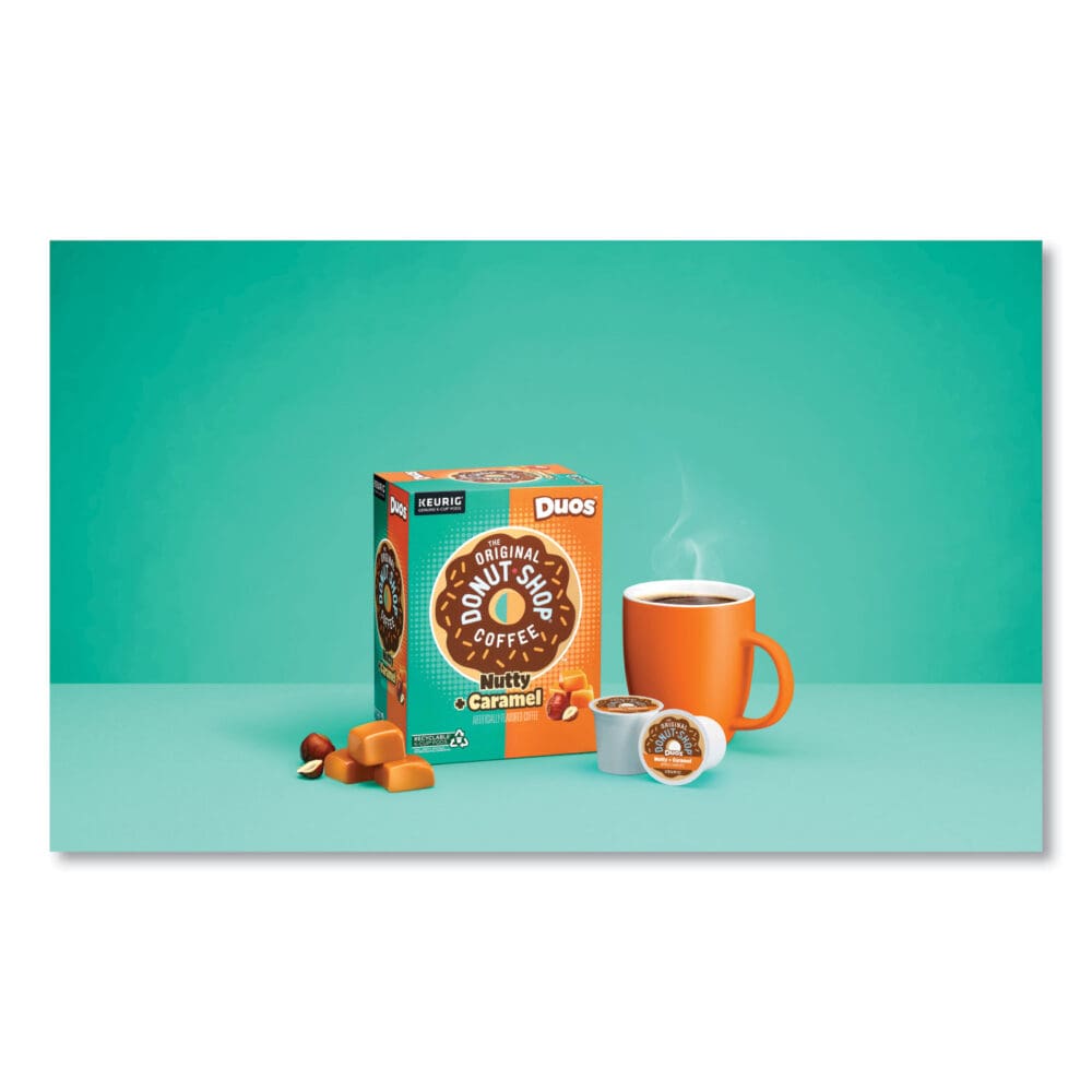 Nutty Plus Caramel K-Cup, 0.34 oz, 24/Box - Image 4