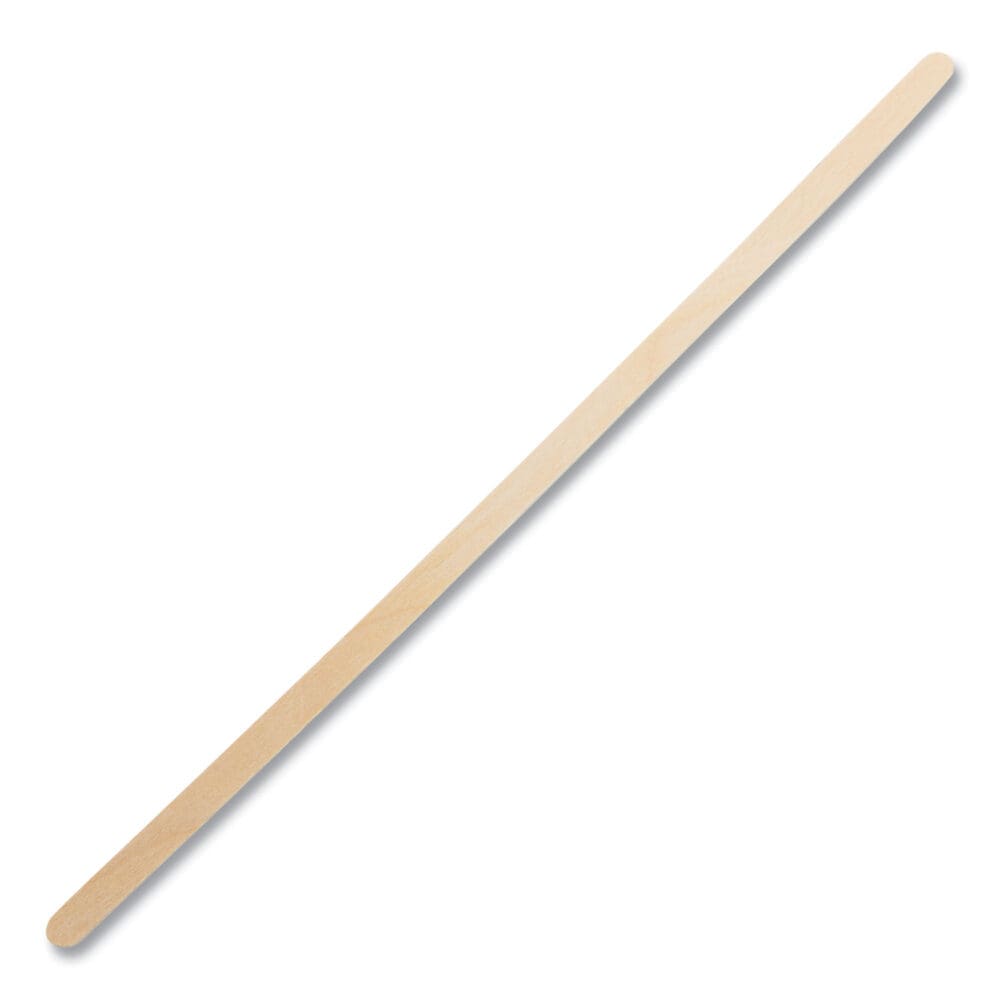 Wood Coffee Stirrers, 7.5" Long, 500/Box, 10 Boxes/Carton - Image 5