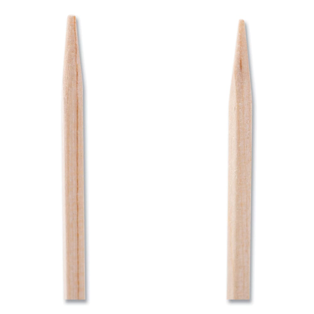 Square Wood Toothpicks, 2.75", Natural, 800/Box, 24 Boxes/Carton - Image 3