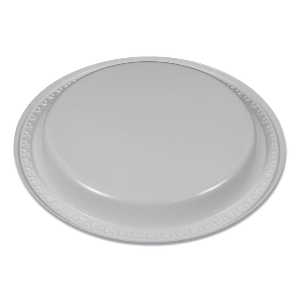 Plastic Dinnerware, Plates, 6" dia, White, 125/Pack - Image 4