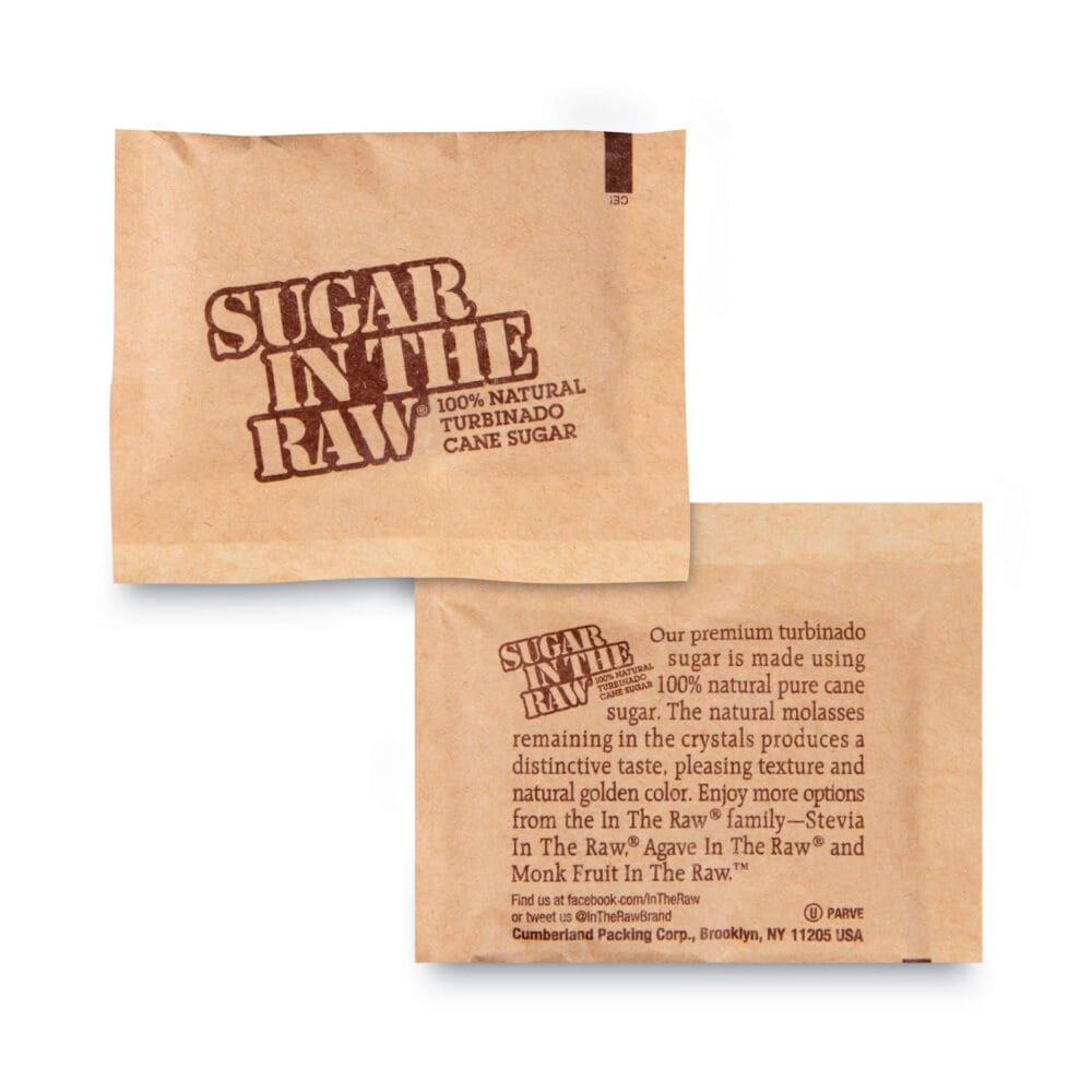 Sugar Packets, 0.2 oz Packets, 200 Packets/Box, 2 Boxes/Carton - Image 4