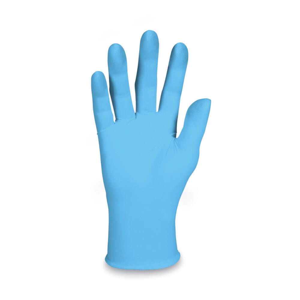 G10 Comfort Plus Blue Nitrile Gloves, Light Blue, Large, 100/Box - Image 2