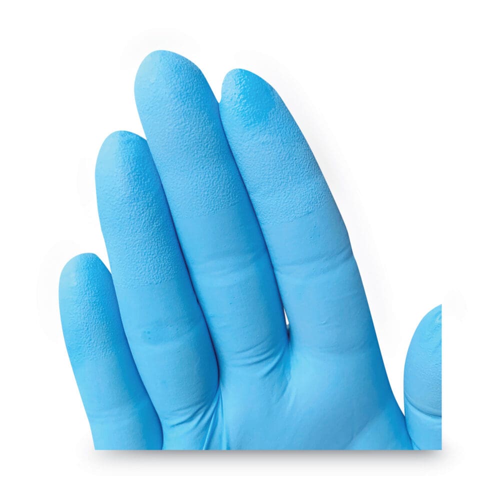 G10 Comfort Plus Blue Nitrile Gloves, Light Blue, Large, 100/Box - Image 5